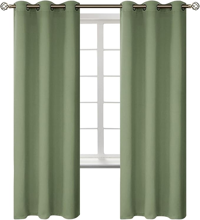 BGment Room Darkening Curtains 72 Inches Long by BGment