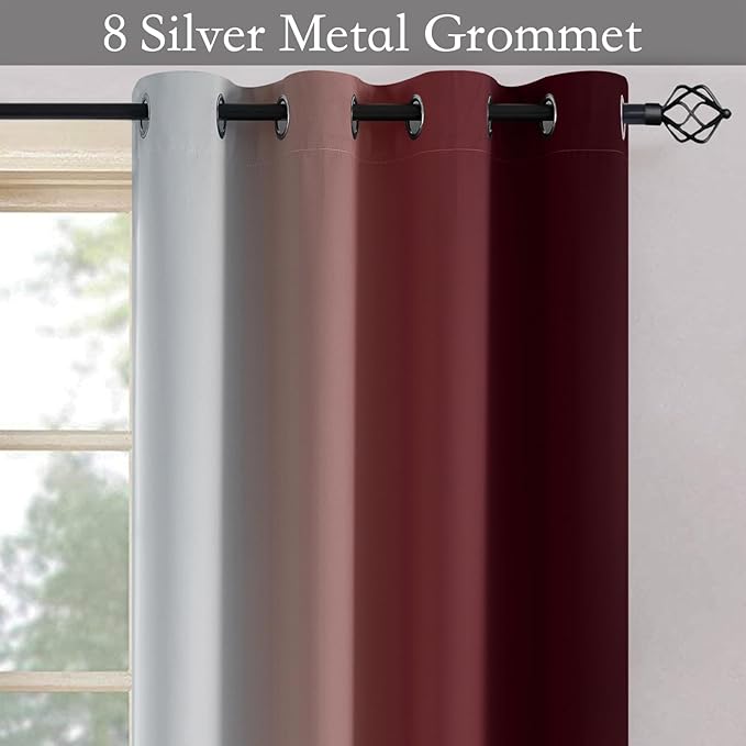 SimpleHome Ombre Room Darkening Curtains - Image 4