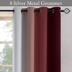 SimpleHome Ombre Room Darkening Curtains - Image 4