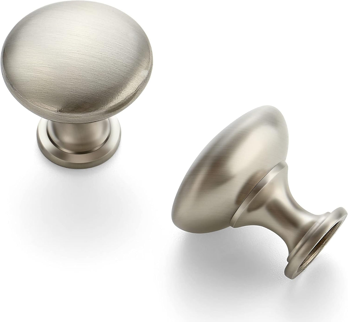 Ravinte Matte Black Round Zinc Cabinet Knobs,1-1/6 Inch,5 Pack
