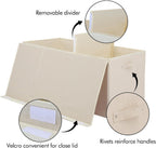 popoly 167L Large Toy Box Storage with Lid, Collapsible Kids Toy Storage