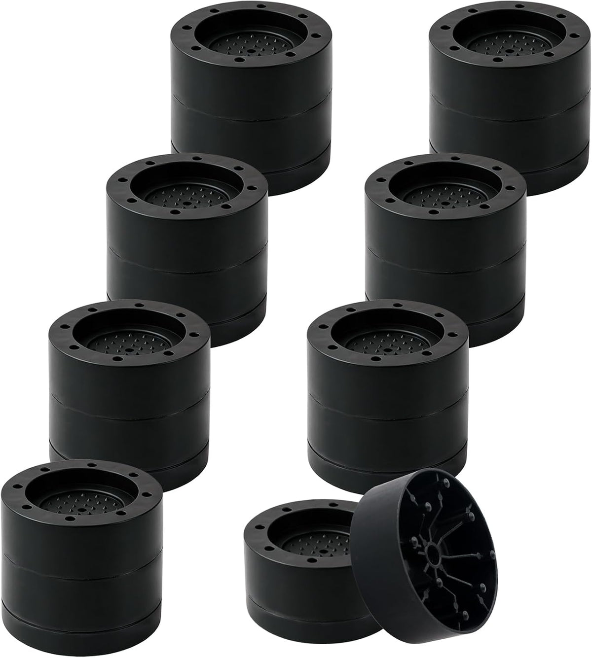 Bed Risers Adjustable Furniture Risers Heavy Duty Lifts Height 2 "