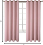 BGment Room Darkening Curtains 72 Inches Long - Image 9