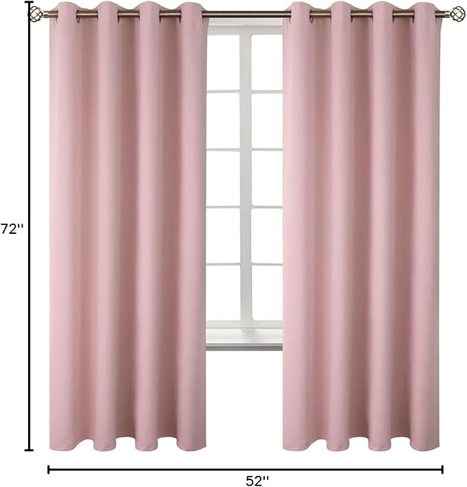 BGment Room Darkening Curtains 72 Inches Long - Image 9