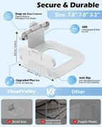Bed Lock Sheet Holders Fit All Sheet Size, No Need to Flip the Mattress & Tight, Bed Fitted Sheet Holder for Corners, Sheet Clips, ABS Material with High Flexibility, Sheet Secure Lock Fasteners,White