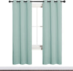 NICETOWN Bedroom Curtain Panels Blackout Draperies, Thermal Insulated Solid - Image 2