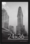 Americanflat 24x36 Poster Frame - Engineered Wood - Black