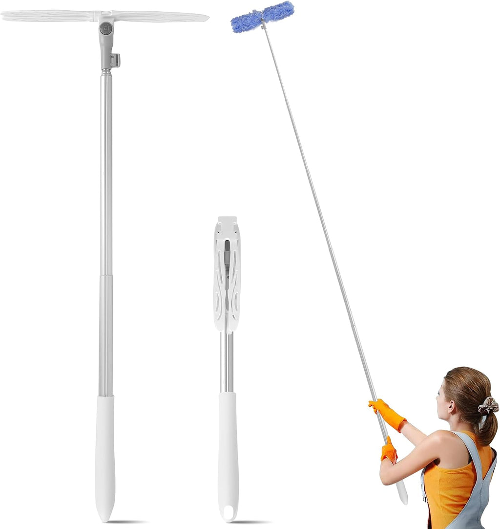 Duster Extended Handle & Long Duster, Compatible with Swiffer, 65.7"