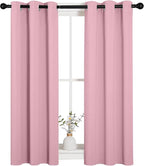 NICETOWN Window Curtain Panels, Thermal Insulated Solid Grommet Blackout - Image 2