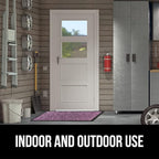 GORILLA GRIP 100% Waterproof All-Season WeatherMAX Doormat, Durable Natural - Image 9