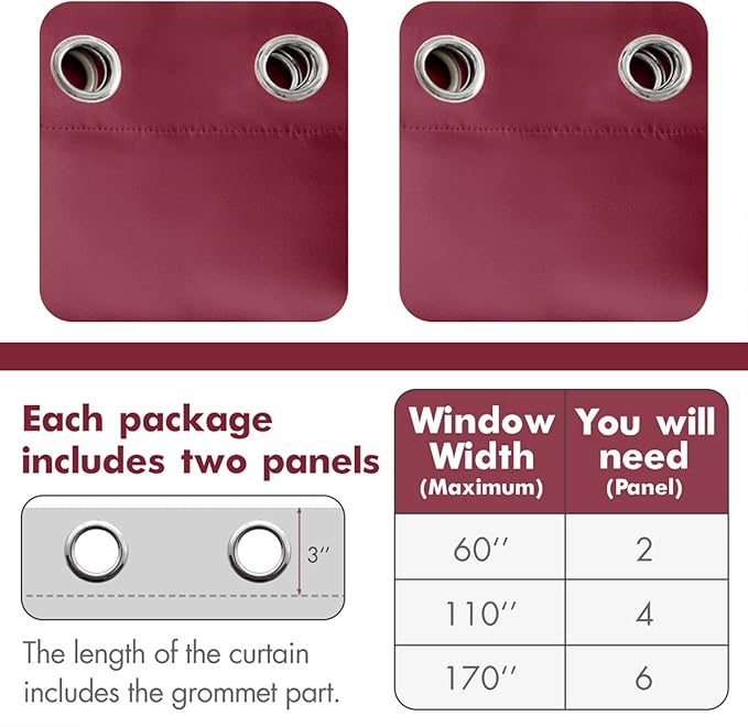 MIULEE Christmas Blackout Curtains - Image 6