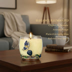 Luka Tech Butterfly Rose Design,Lavender Scented Candles Gifts for Women