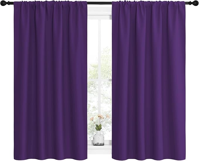 NICETOWN Kitchen Curtains, Short Blackout Curtains & Drapes, Home Decoration - Image 2