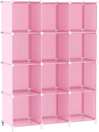 AWTATOS 12 Cube Storage Organizer, Closet Organizers Storage Shelves, Pink