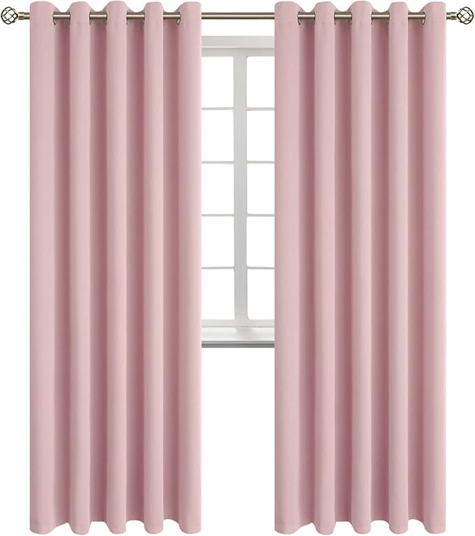 BGment Room Darkening Curtains 84 Inches Long by BGment
