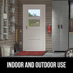 GORILLA GRIP 100% Waterproof All-Season WeatherMAX Doormat, US Designed Natural - Image 9