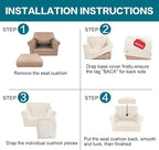 Turquoize 2 Piece Chair Covers Armchair Slipcovers - Image 6