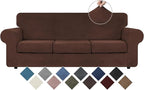 WEERRW 4 Pieces Velvet High Stretch Couch Covers by WEERRW