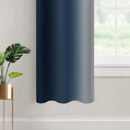 Yakamok Room Darkening Ombre Curtains 63 Inch Length, Light Blocking Grommet - Image 4