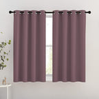 NICETOWN Dry Rose Blackout Short Curtains by NICETOWN