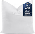 Utopia Bedding Throw Pillows – 20 x 20 Inches Down Alternative Pillows by UTOPIABEDDING
