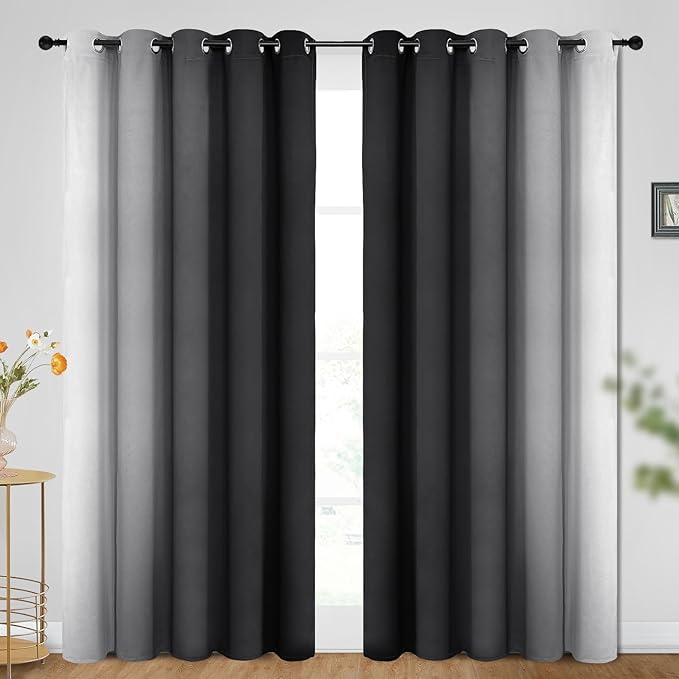 SimpleHome Ombre Room Darkening Curtains - Image 2