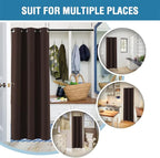H.VERSAILTEX Doorway Curtain Blackout Closet Door Curtain Room Divider Window - Image 5