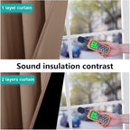 NICETOWN Full Shading Curtains 90 inches Long 2 Panels Set - Image 4