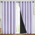 Yakamok 2 Thick Layers 100% Completely Blackout Window Curtains, Thermal by Yakamok