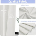 Simplebrand Ava Light Beige Light Filtering Curtains - Image 3