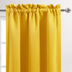 DWCN Blackout Curtains Room Darkening Thermal Insulated Bedroom Curtains Window - Image 4