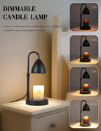 Candle Warmer Lamp with Timer Dimmer, Home Decor for Birthday Gifts Women