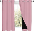 NICETOWN 100% Blackout Short Curtains by NICETOWN