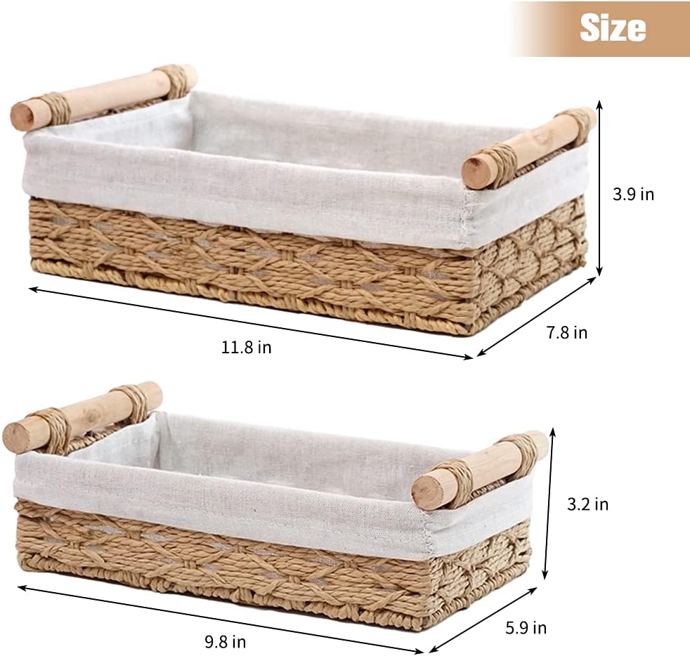 Storage Basket for Organizer Baskets for Shelves Organizing