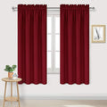 DWCN Burgundy Room Darkening Blackout Curtains by DWCN