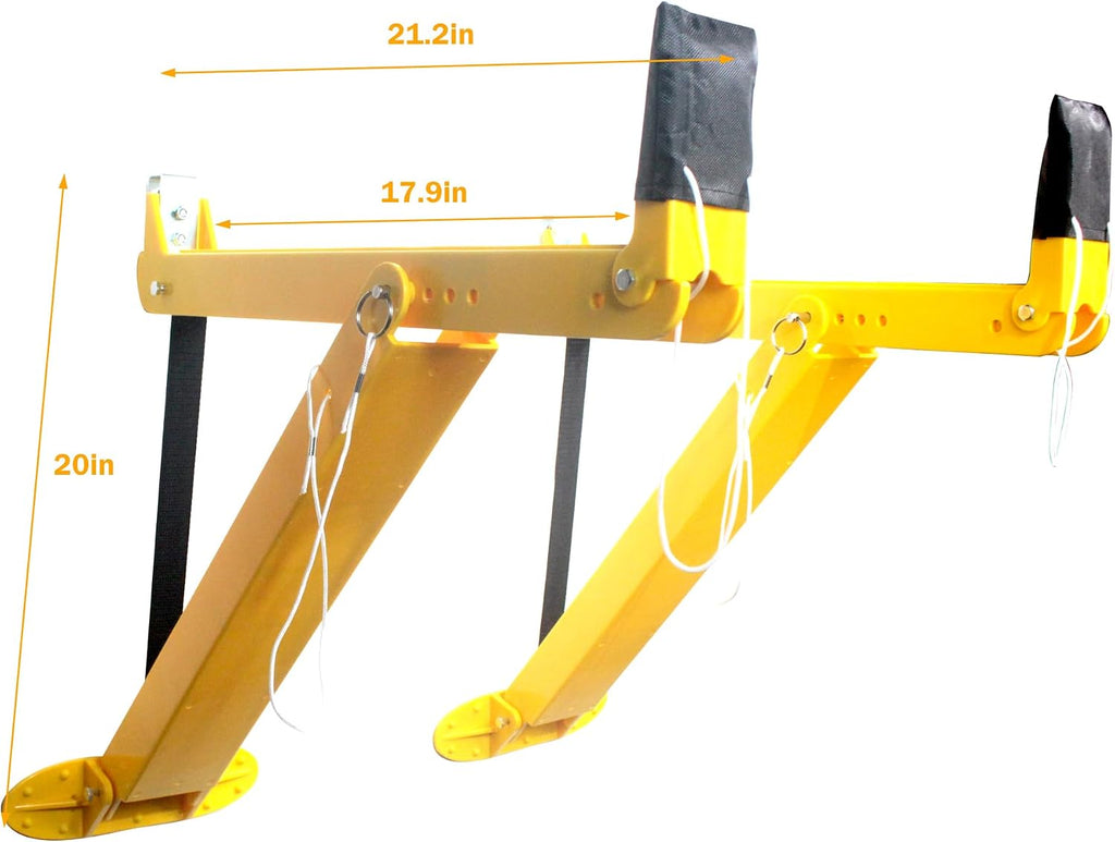 Mini Split Wall Mounting Bracket Support Tool for Ductless Air Conditioner Indoor,Internal Unit Tool for AC Heating and Cooling,Repair Maintenance Rack Accessories Installation Kit (with Level Ruler)