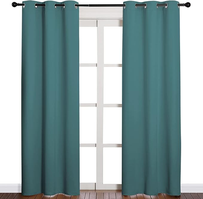 NICETOWN Thermal Insulated Solid Grommet Blackout Curtains/Drape - Image 2