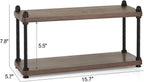 Mkono Coffee Station Organizer, 2 Tier Mug Shelf Coffee Bar Accessories