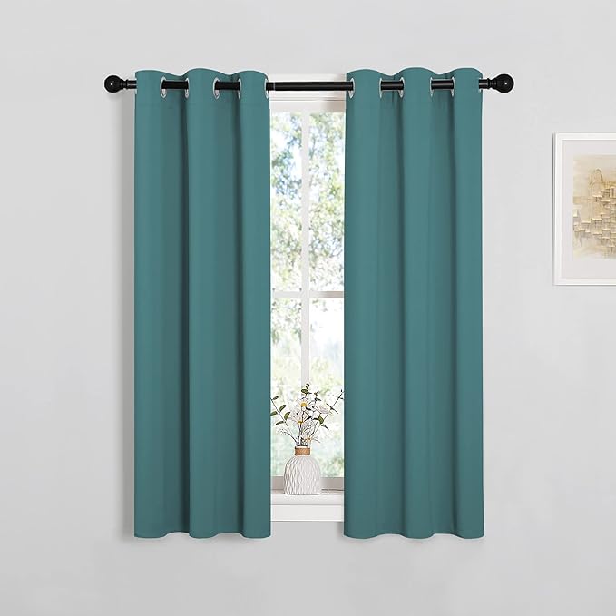 NICETOWN Bedroom Curtain Panels Blackout Draperies, Thermal Insulated Solid by NICETOWN