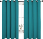 NICETOWN Room Darkening Curtains 68 inch Length 2 Panels, Thermal Insulated - Image 2