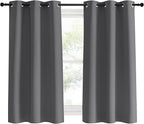 NICETOWN Grey Blackout Curtain Panels - Image 2