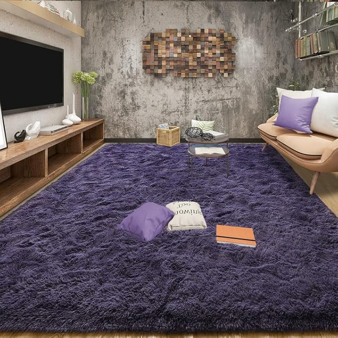 Tepook Super Soft Fluffy Rug for Bedroom, Modern Shaggy Fuzzy Kids Rugs for by Tepook