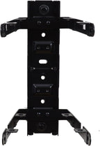 VideoSecu 2 Shelf DVD DVR VCR Wall Mount Bracket Component Shelf for DVD Player DDS Receiver Video Audio Cable Box MDVD04B WP6