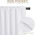 100% Blackout Shield Linen Blackout Curtains - Image 4
