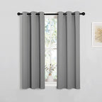 NICETOWN Silver Grey Blackout Curtain Panels by NICETOWN