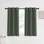 NICETOWN Dark Mallard Blackout Curtain Panels - Image 2