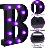 Halloween Decorations Indoor 3 LED Marquee Light Up Letters Boo Sign