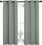 NICETOWN Window Curtain Panels, Thermal Insulated Solid Grommet Blackout - Image 2