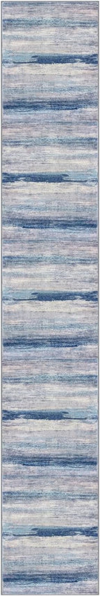 KOZYFLY Modern Abstract Washable Rug Runner 2.6x16 Hallway Rug Runner Non-Slip - Image 8