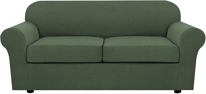 H.VERSAILTEX 3 Piece Stretch Sofa Covers by HVERSAILTEX